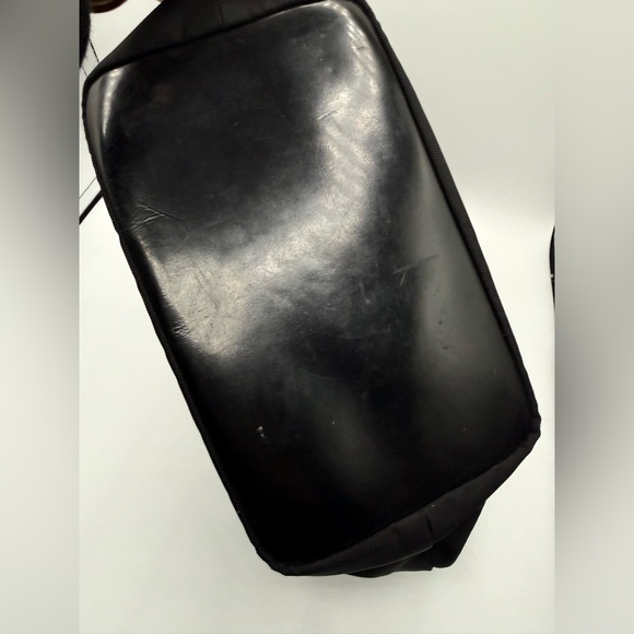 Gucci vintage nylon bamboo top handle shoulderbag - Picture 4 of 5